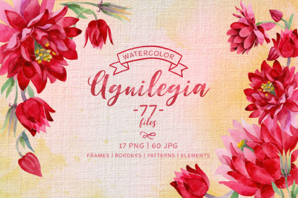 Aguilegia Cool Flower Watercolor Set: A Comprehensive Resource for Creative Professionals