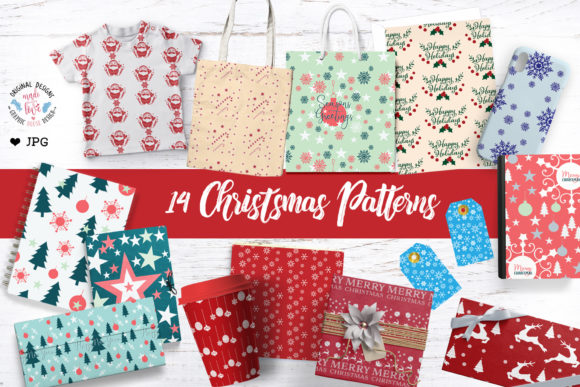 Christmas Digital Paper - Patterns: A Practical Guide to Holiday Design Resources