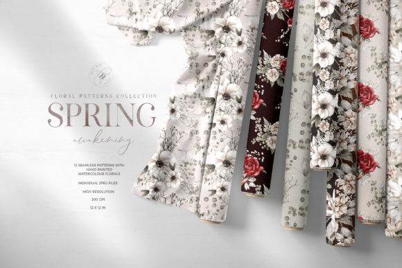 Flower Seamless Patterns Roses – A Fresh Take on Spring Design