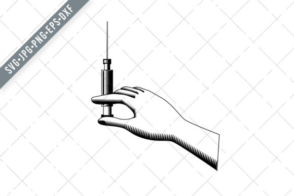 From Design Asset to Finished Product: Working with the Hand Holding a Syringe Set