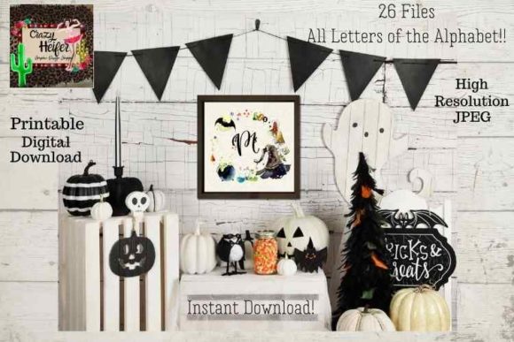 Halloween Personalized Printables: Expanding Creative Possibilities with Custom Alphabet Designs