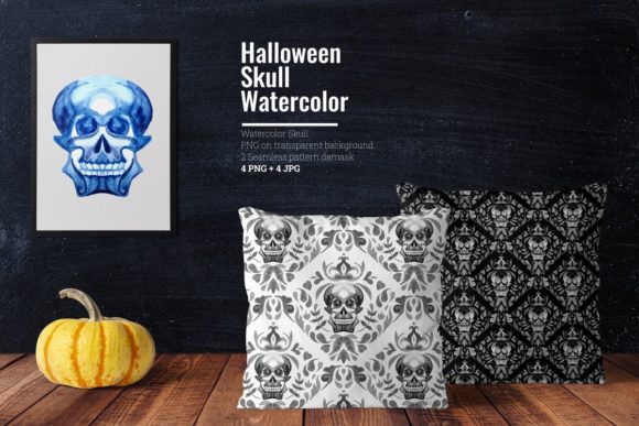 Halloween Skull Watercolor: Creative Uses for Your Projects