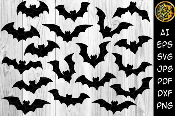 Unlock Spooky Creativity with the Halloween Bat Silhouette Clipart Set